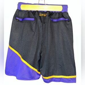 Just Don Black and Purple Phoenix Sun's basketball Shorts
